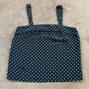 Vintage Petite Sophisticate Women's Polka Dot Tank Top  Size 4P